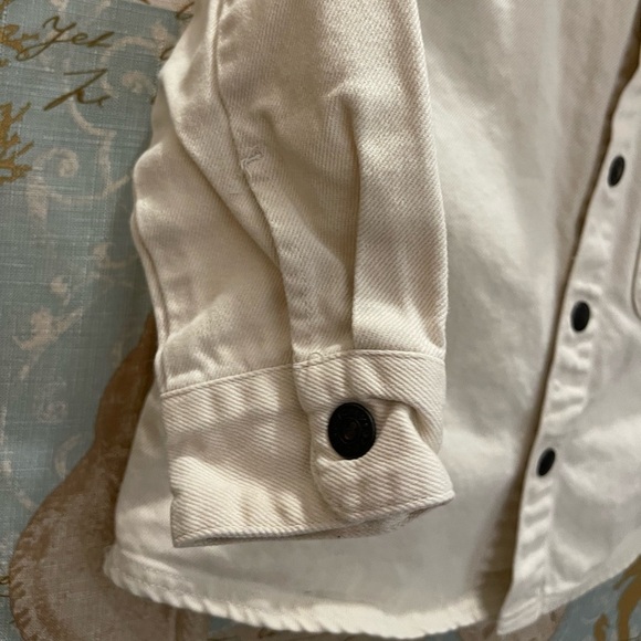 Disney Mickey And Friends 2T Snap Jean Jacket Colorful Creme Boy Girl Toddler - Picture 9 of 11